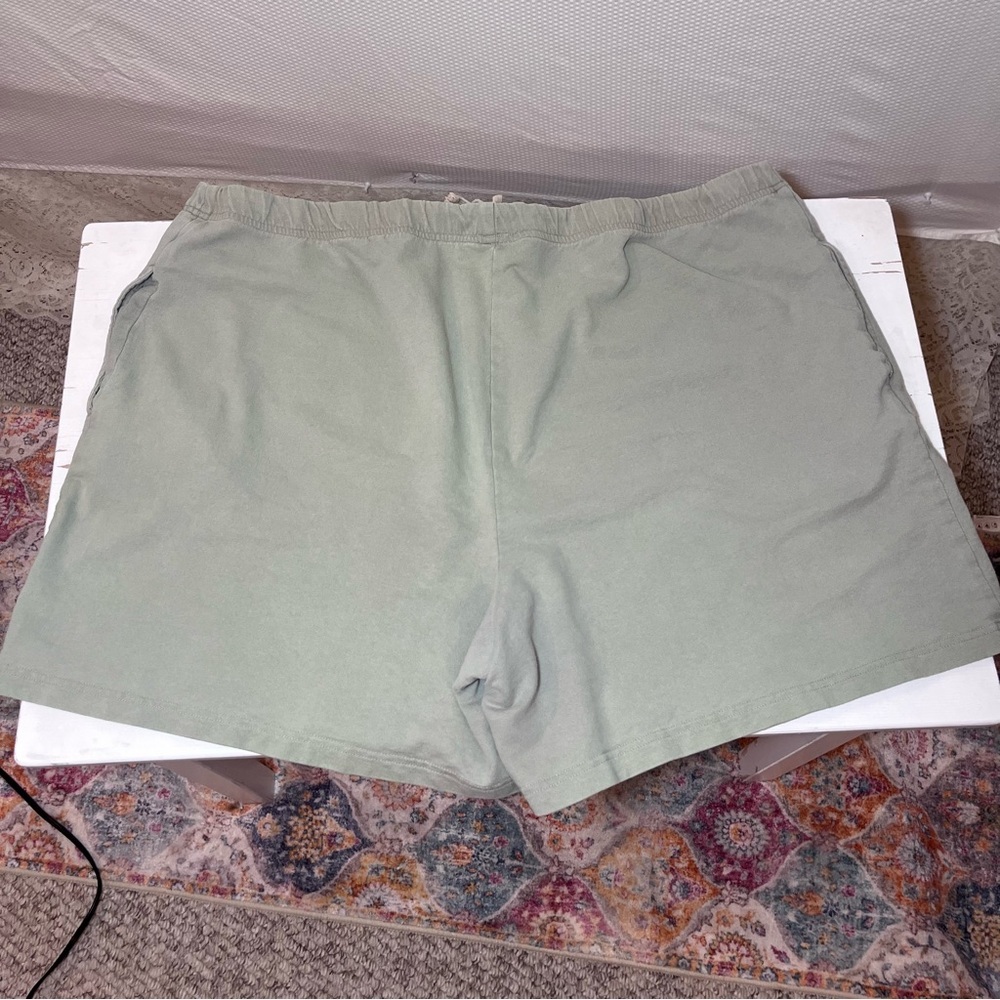 Cherokee Olive Green Athletic Shorts women’s plus size 22 Drawstring waist - Picture 9 of 9